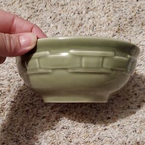 Longaberger Olive Green Bowl